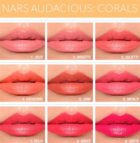 coral pink lip gloss.